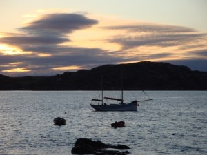 Sun rise, Iona